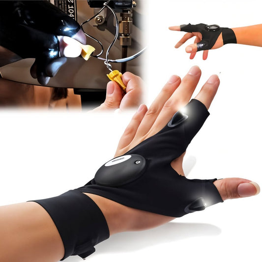 Smart LED lighting gloves