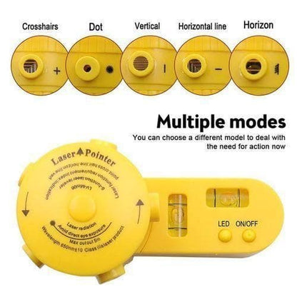 Black Laser Level Line Projector with Tripod Mount