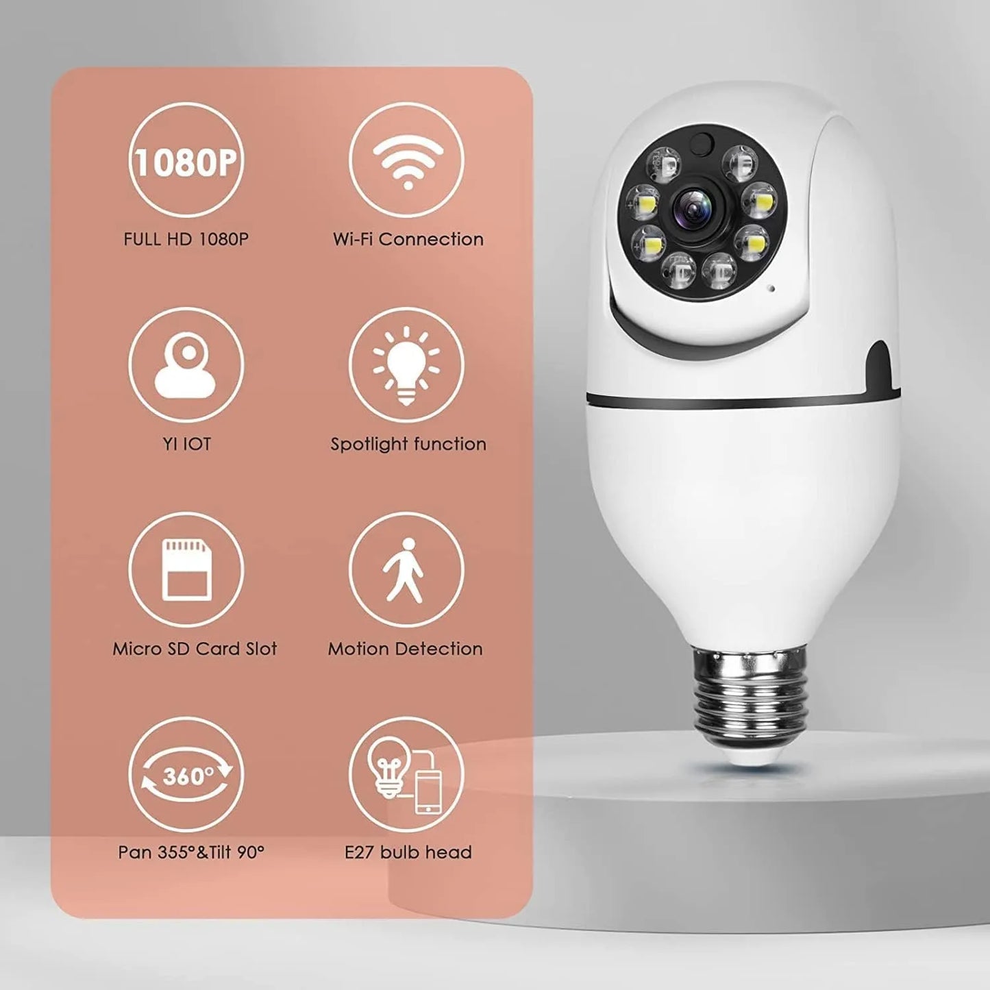 360-degree smart flashlight camera