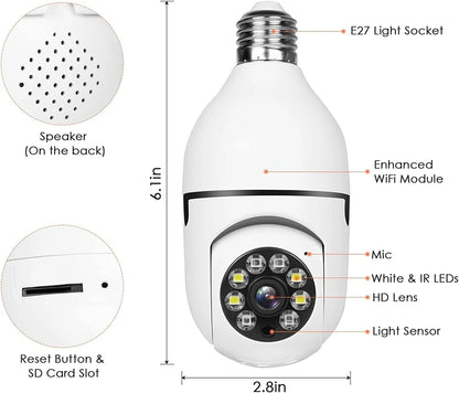 360-degree smart flashlight camera